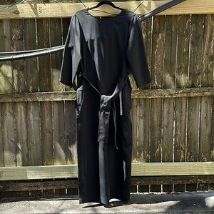 COS jumpsuit in black size 8